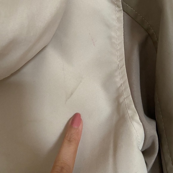 🧥 NOISY MAY UTILITY RAIN COAT W/ LEATHER SLEEVES - Picture 9 of 10